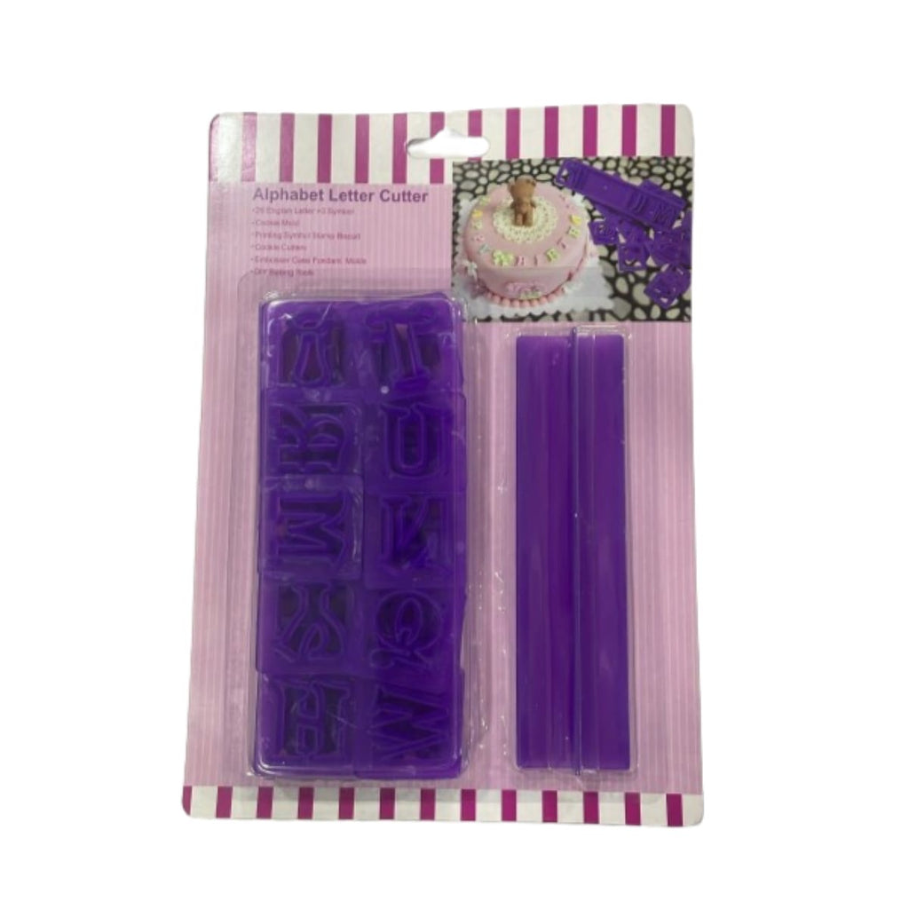 Set de 24 sellos abecedario más regla