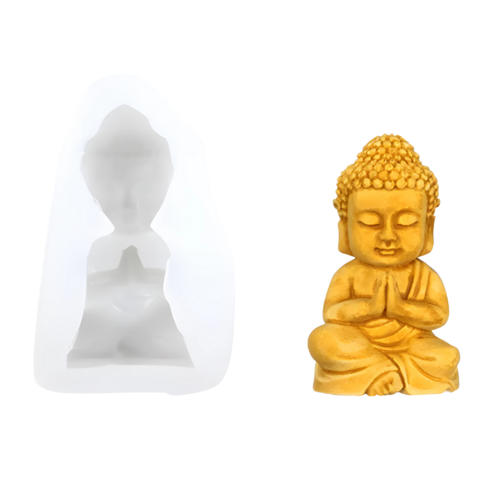 Molde silicona vela Buda pequeño