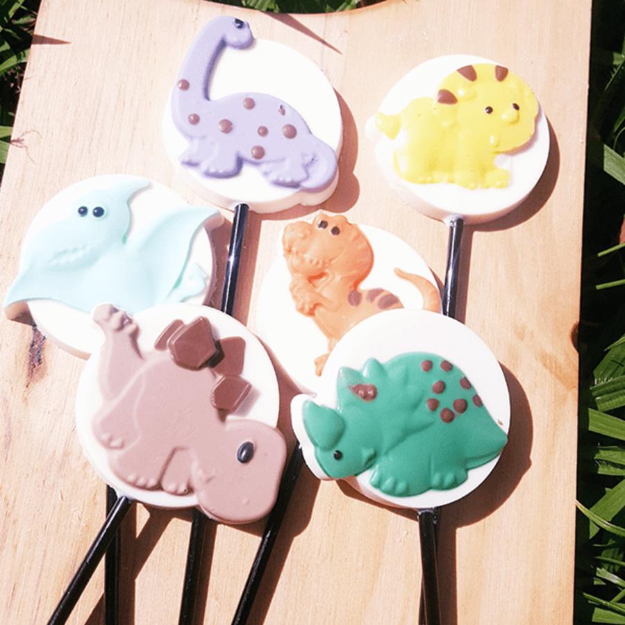 Molde de acetato paleta dinosaurio