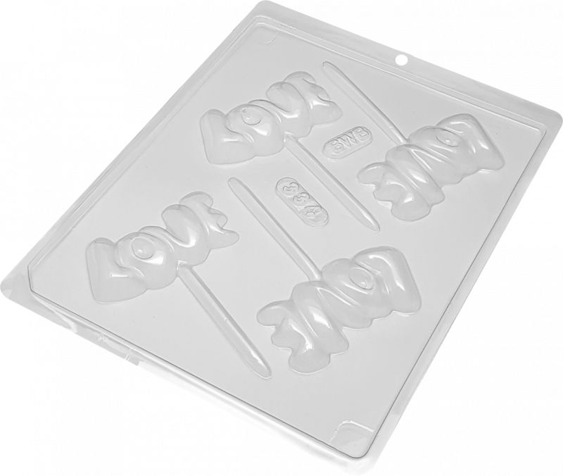 Molde de acetato paleta love