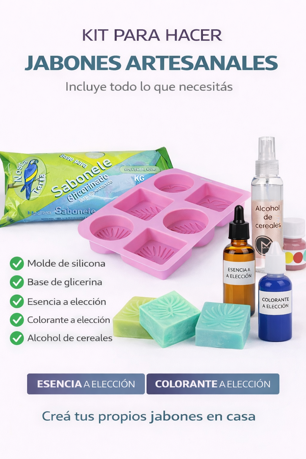 Kit básico para jabones
