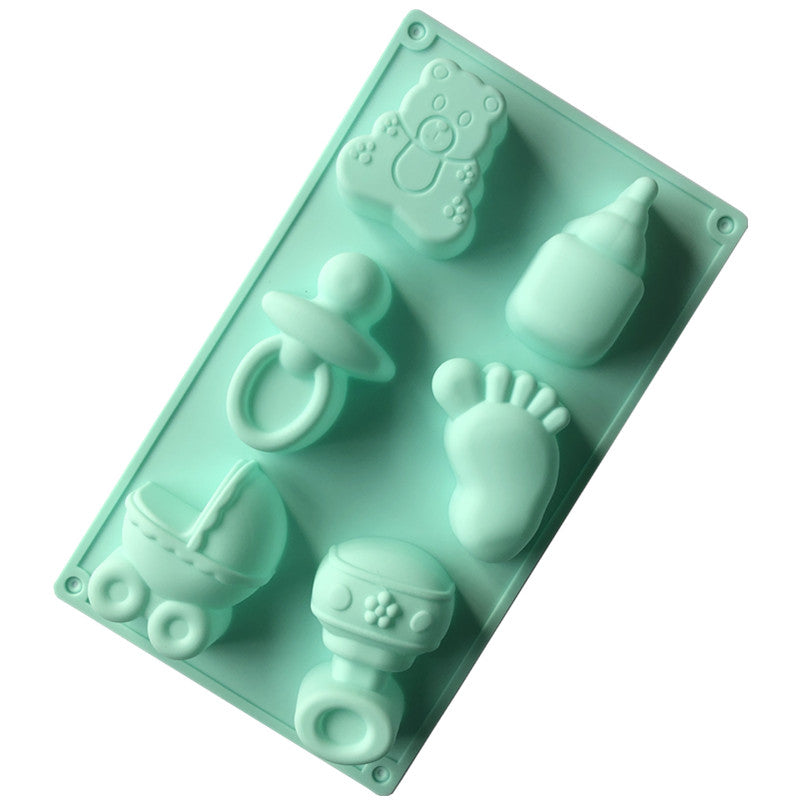 Molde de silicona baby shower