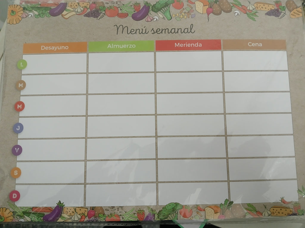 Menu semanal