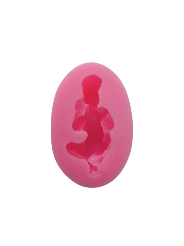 Molde de silicona bebe durmiendo