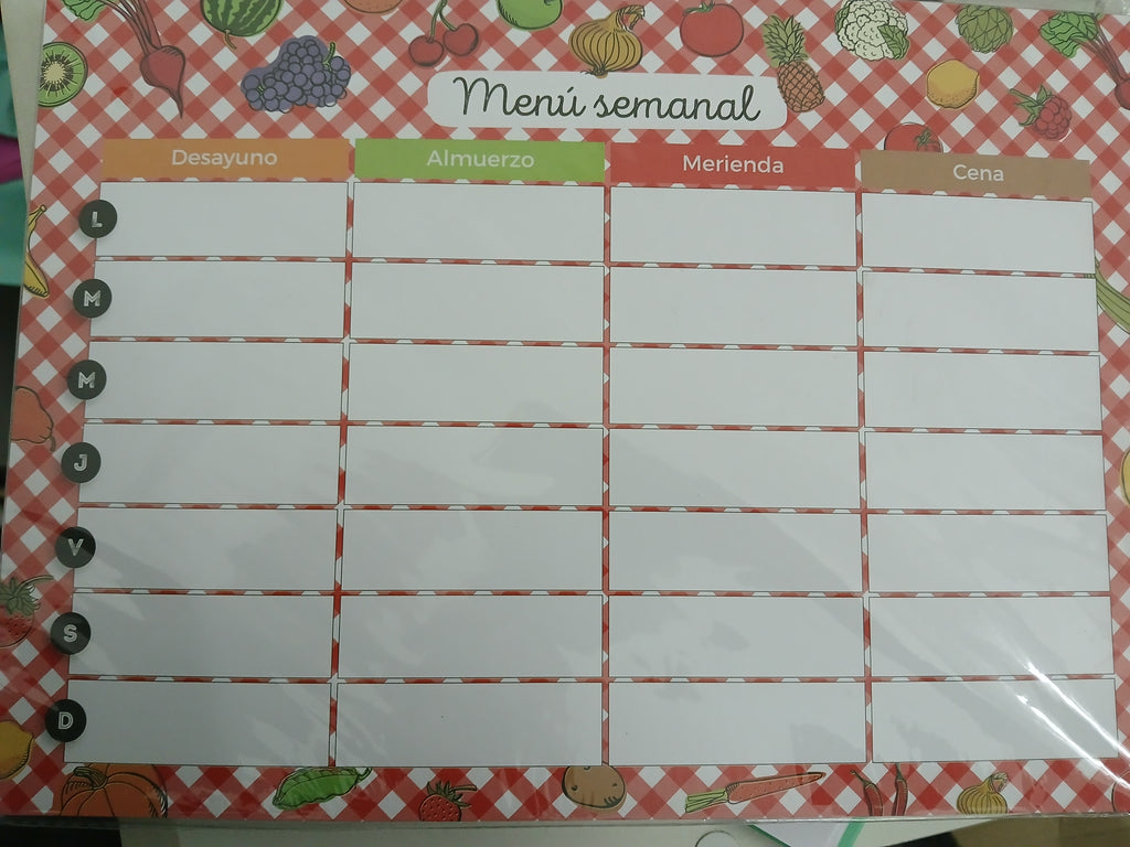 Menu semanal