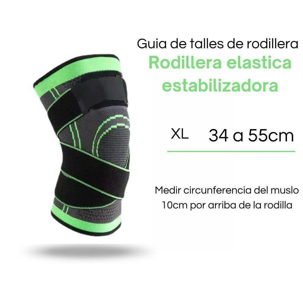 Rodillera ajustable de alta compresión