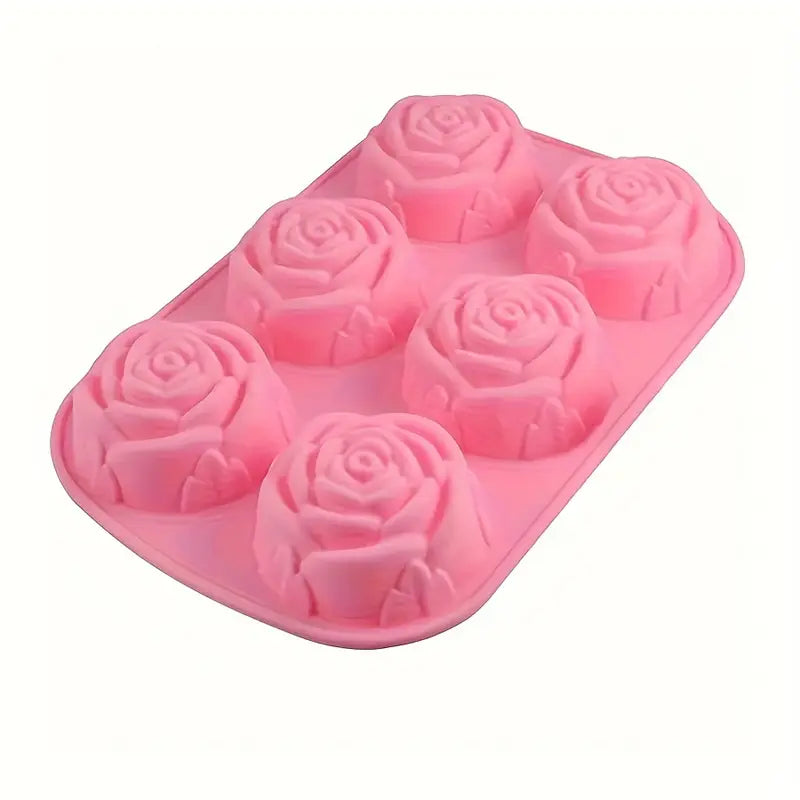 Molde de silicona flor rosas