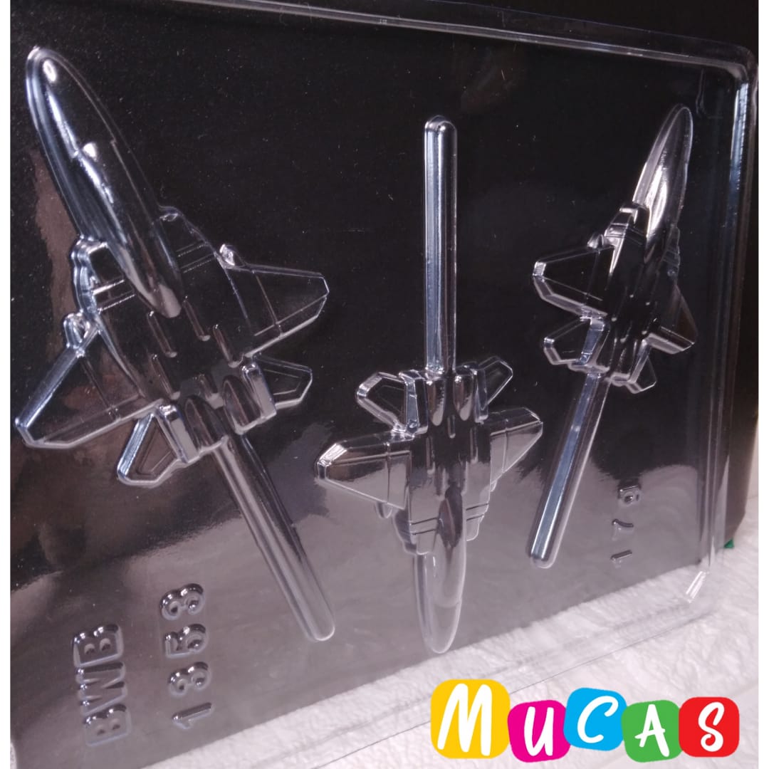 Molde acetato paleta avión