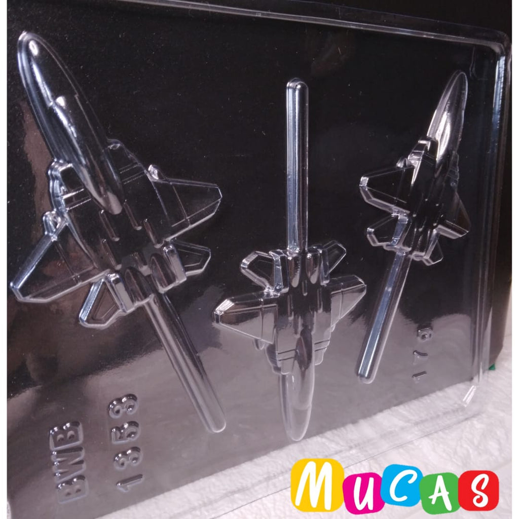 Molde acetato paleta avión