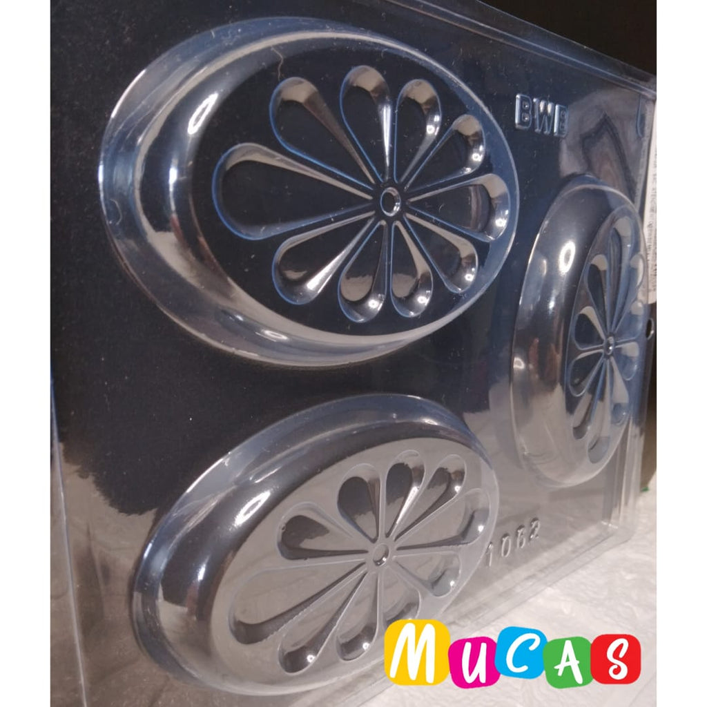 Molde acetato jabón oval