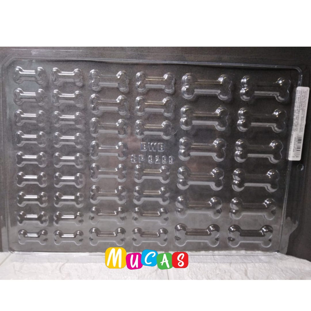 Molde acetato huesitos, 3 tamaños
