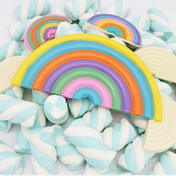 Molde de acetato arcoiris
