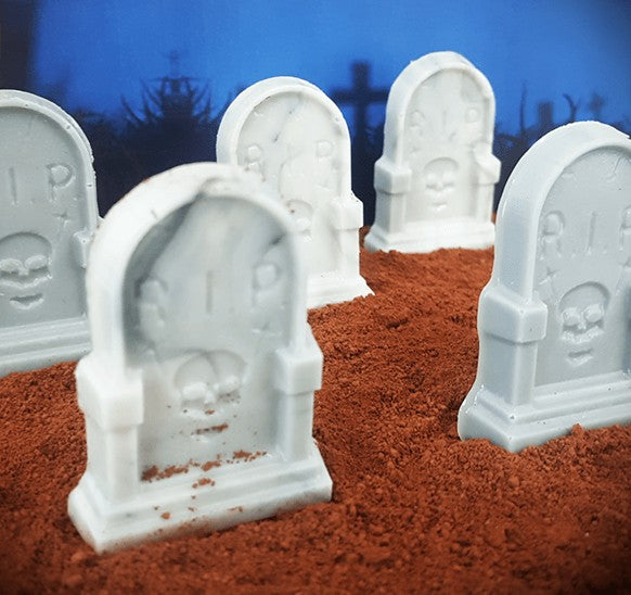 Molde de acetato lapida Halloween