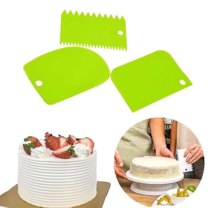 Set de 3 cornet/Scraper para repostería