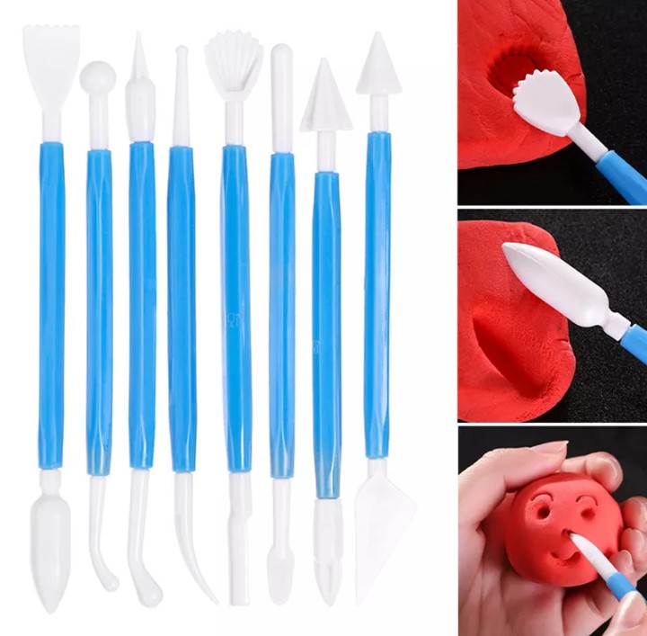Set 8 estecas para modelar