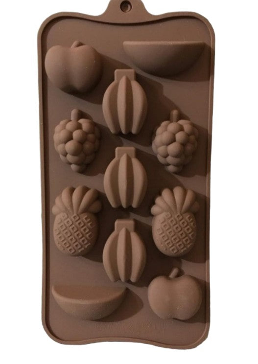 Molde de silicona frutas