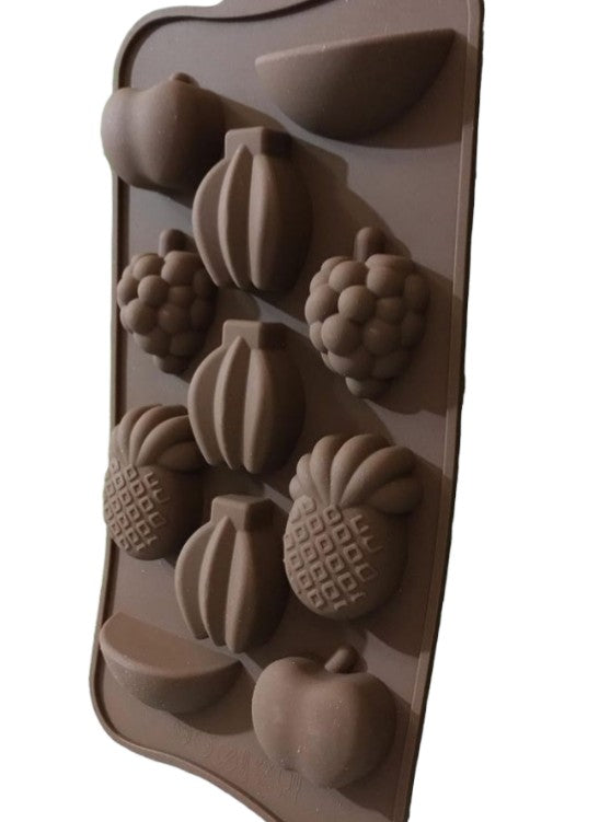 Molde de silicona frutas