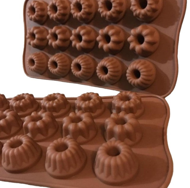 Molde de silicona mini flancitos