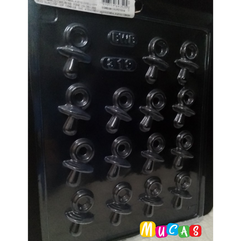 Molde acetato chupetes
