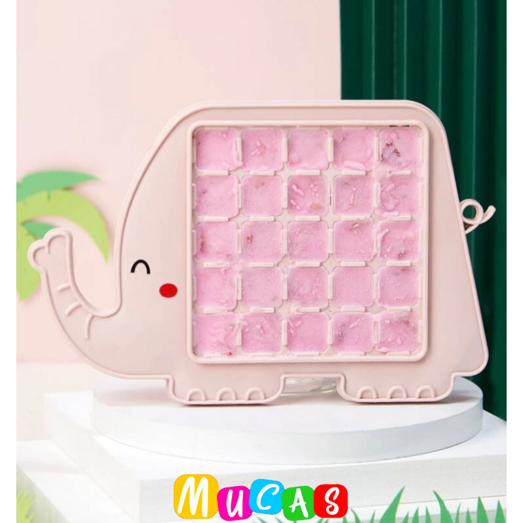 Cubetera de plástico elefante