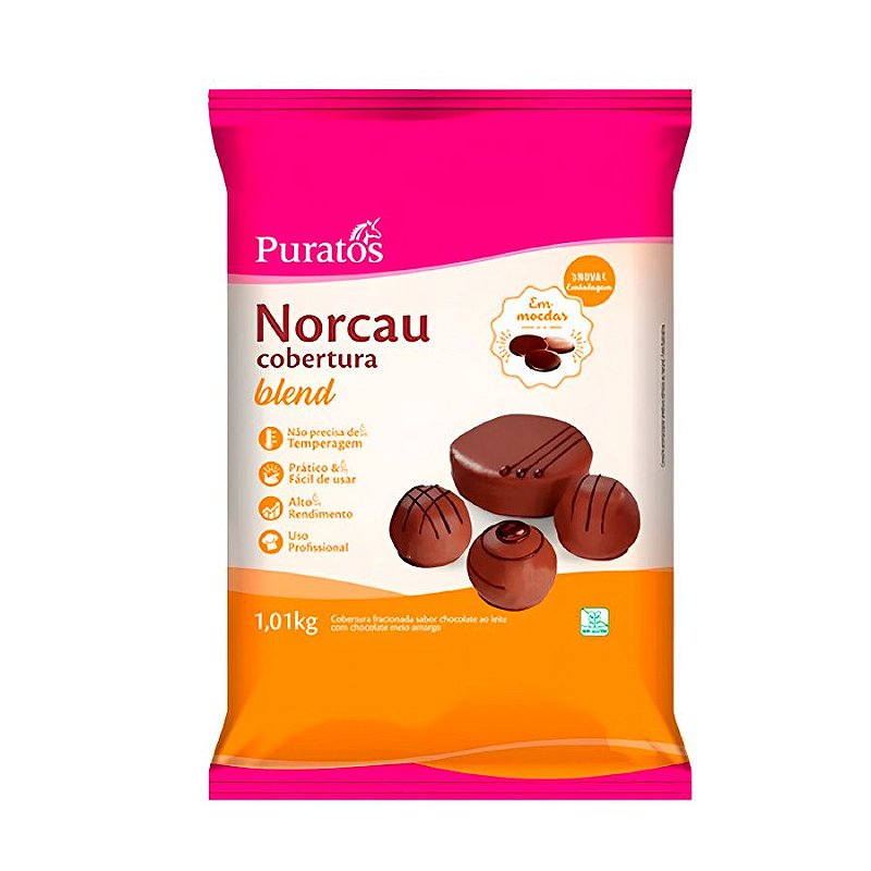 Chocolate cobertura Norcau Blend