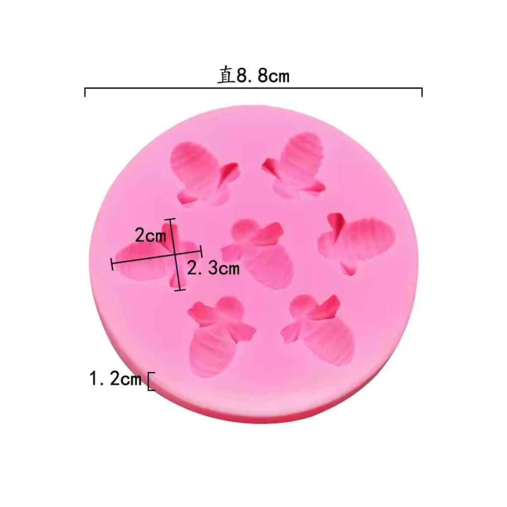 Molde de silicona abejitas
