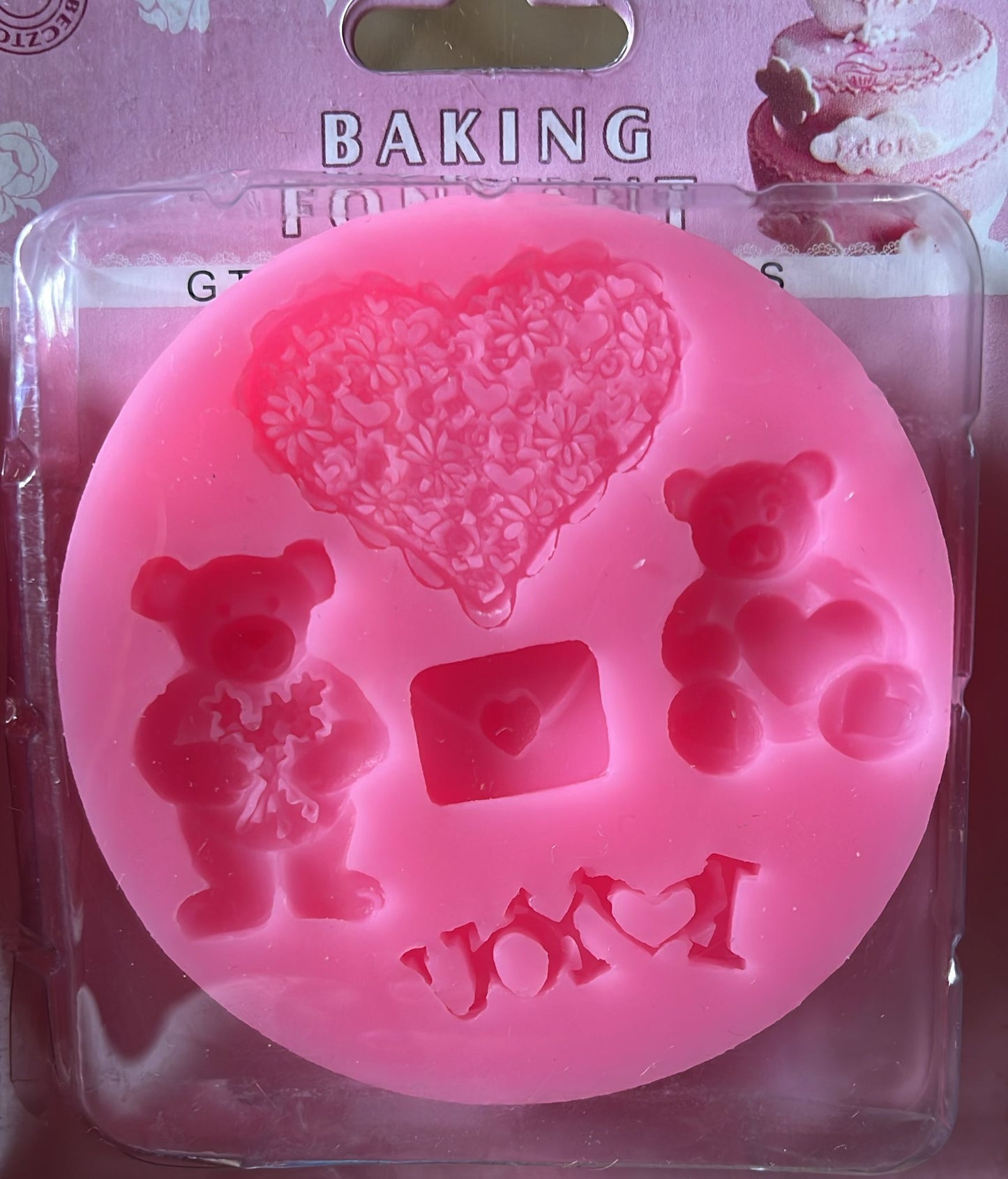 Molde de silicona ideal para fondant