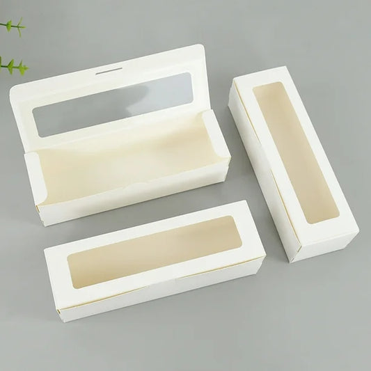 Caja rectangular con visor 22 x 5.5 x 6cm