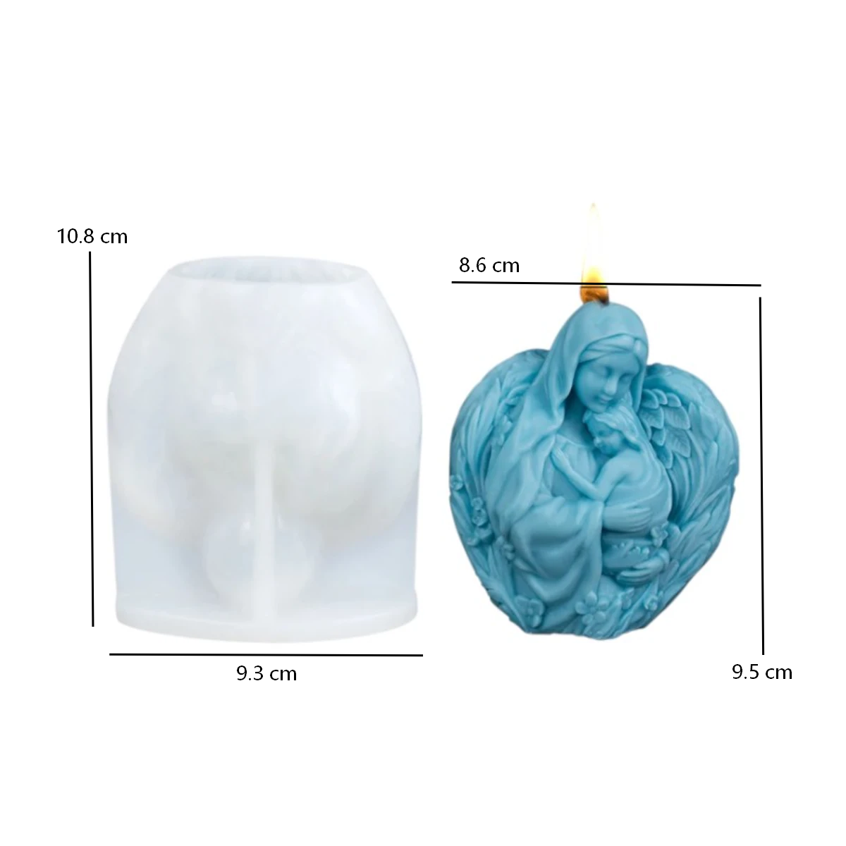 Molde de silicona virgen