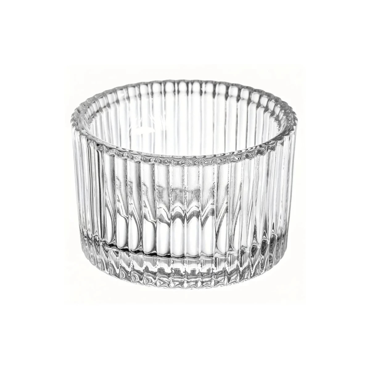 Vaso de vidrio (capacidad 30gr de cera)