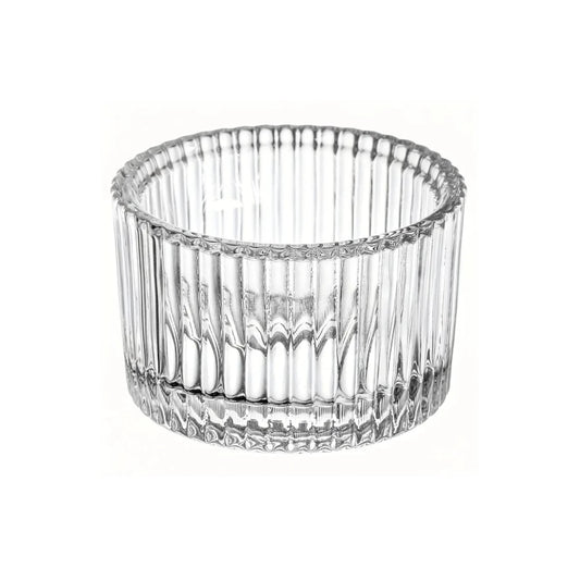 Vaso/recipiente de vidrio (capacidad 30gr de cera)