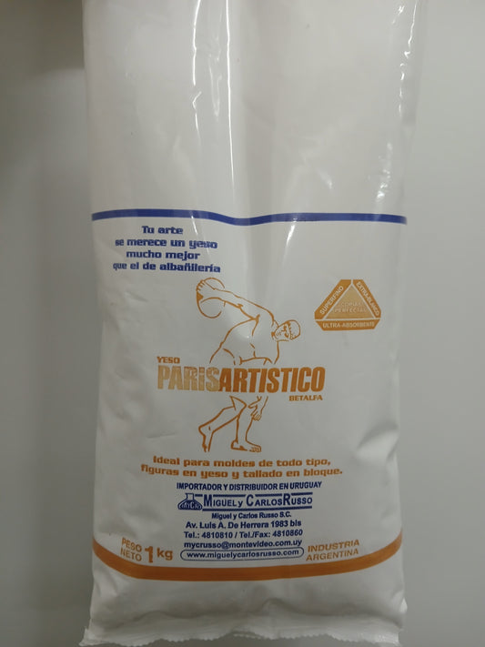 Yeso paris artistico 1kg