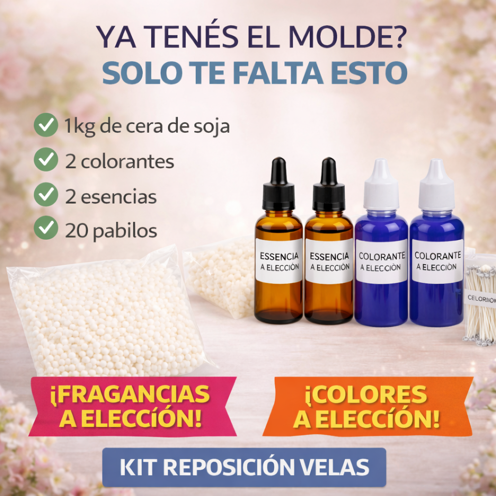 Kit reposición Premium para velas