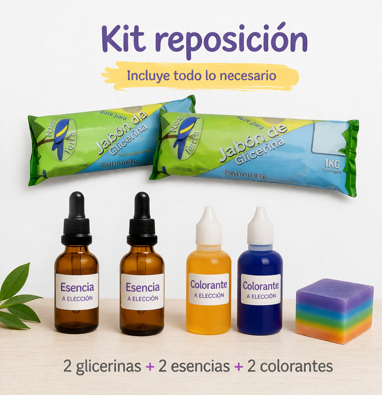 Kit reposición Premium para jabones