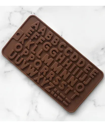 Molde de silicona letras