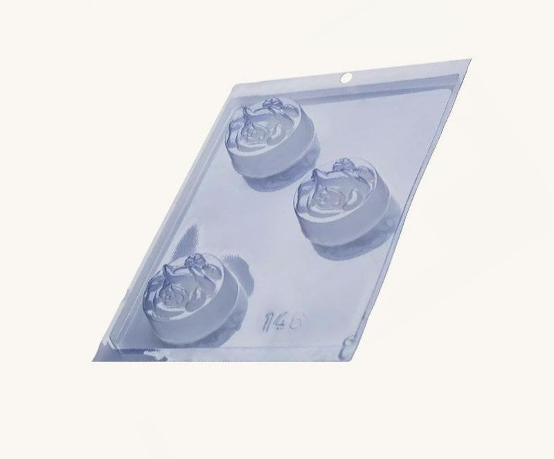 Molde de acetato pan de miel rosas flor