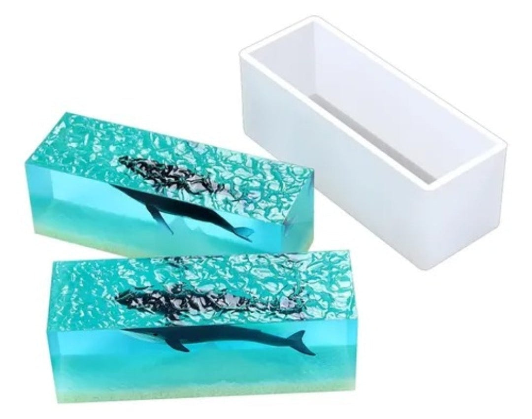 Molde silicona para barra de jabon