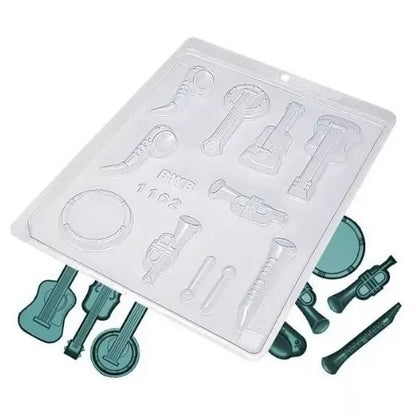 Molde acetato instrumento musical