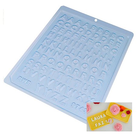 Molde de acetato letras/abecedario