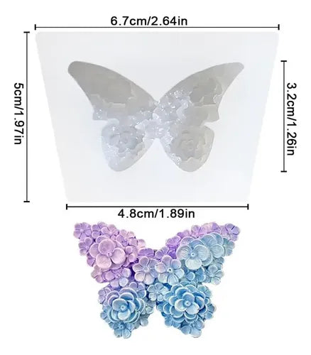 Molde de silicona mariposa chica