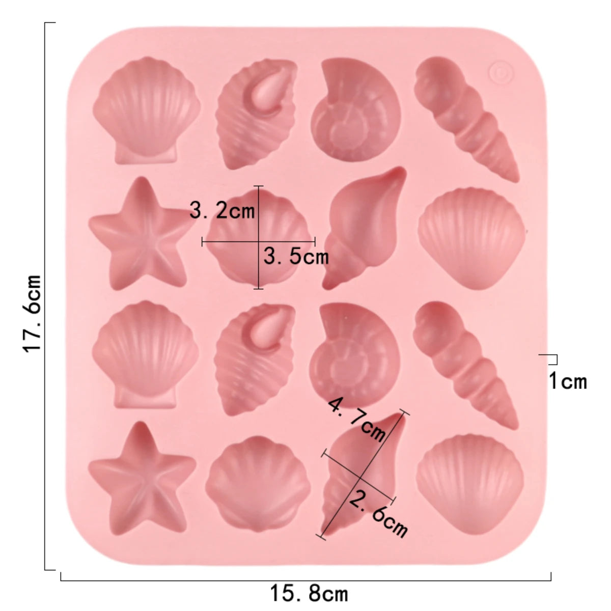 Molde silicona mar