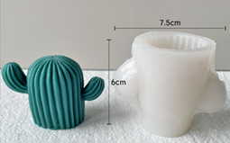 Molde silicona cactus