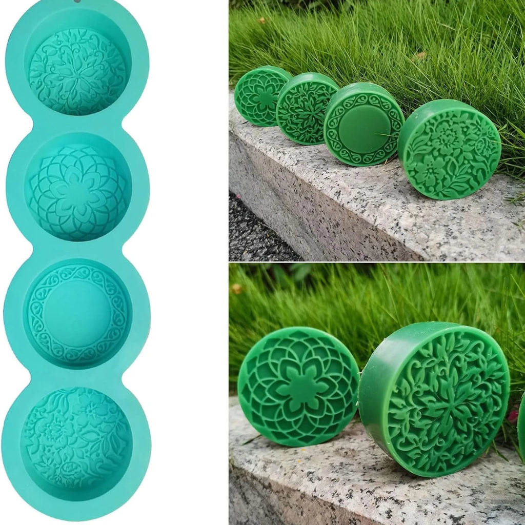 Molde de silicona redondo