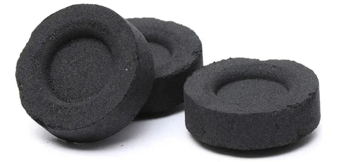 Paquete 10 pastillas de carbón para sahumar