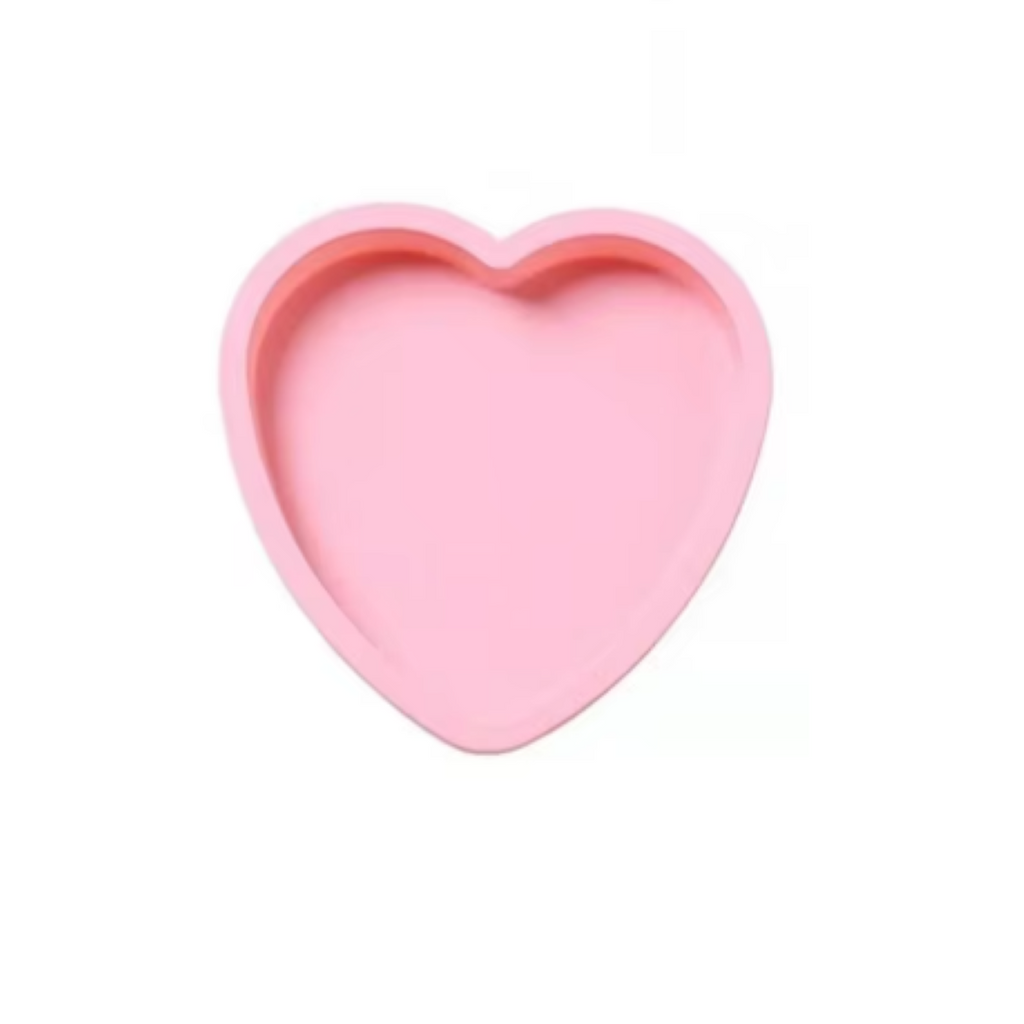 Tartera silicona corazon 22x18cm