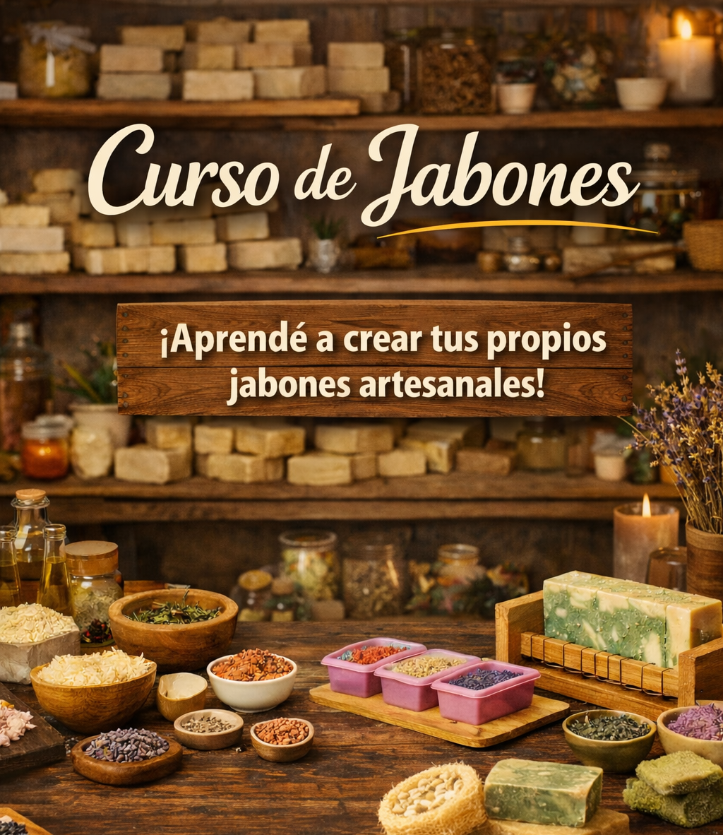 Curso online de jabones artesanales (LEER DESCRIPCIÓN)