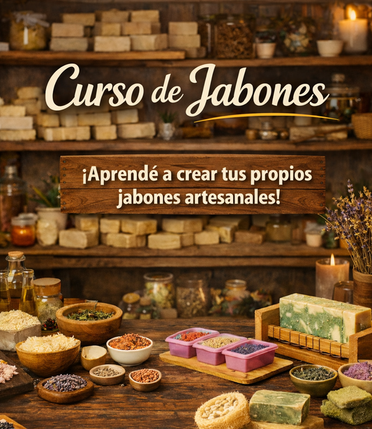 Curso online de jabones artesanales (LEER DESCRIPCIÓN)