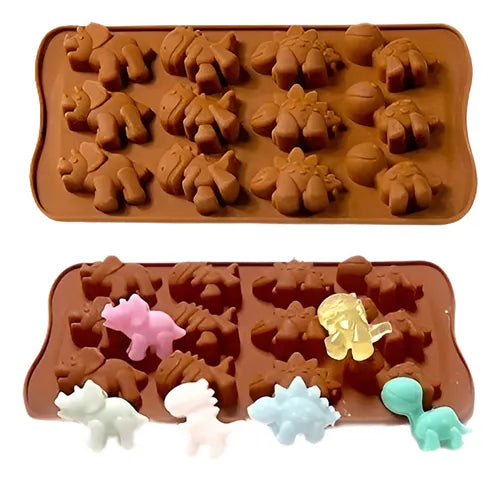 Molde de silicona dinosaurio