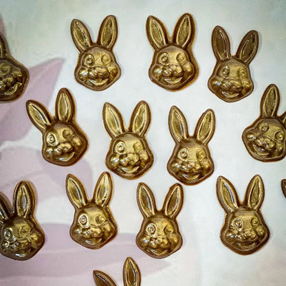 Molde de acetato cara conejo pascua