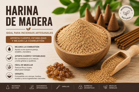 Harina de madera 100g